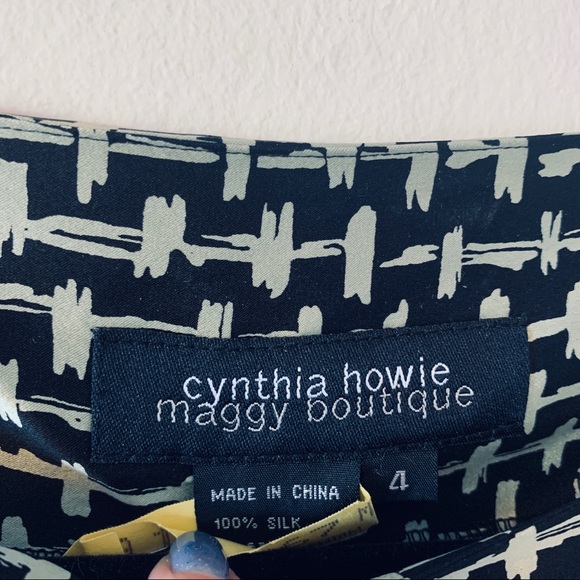 Vintage Cynthia Howie Silk Top - Picture 3 of 3